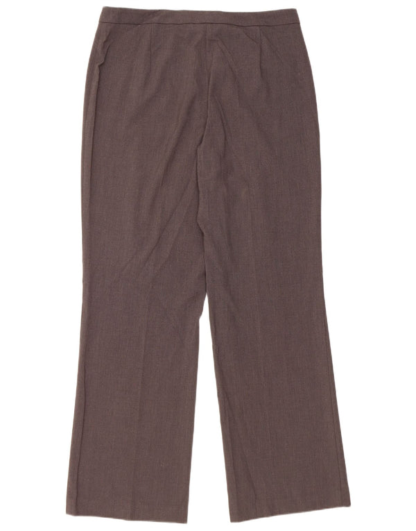 Pantaloni casual drepti pentru femei Marks & Spencer UK 14 Medium W32 L31 Gri