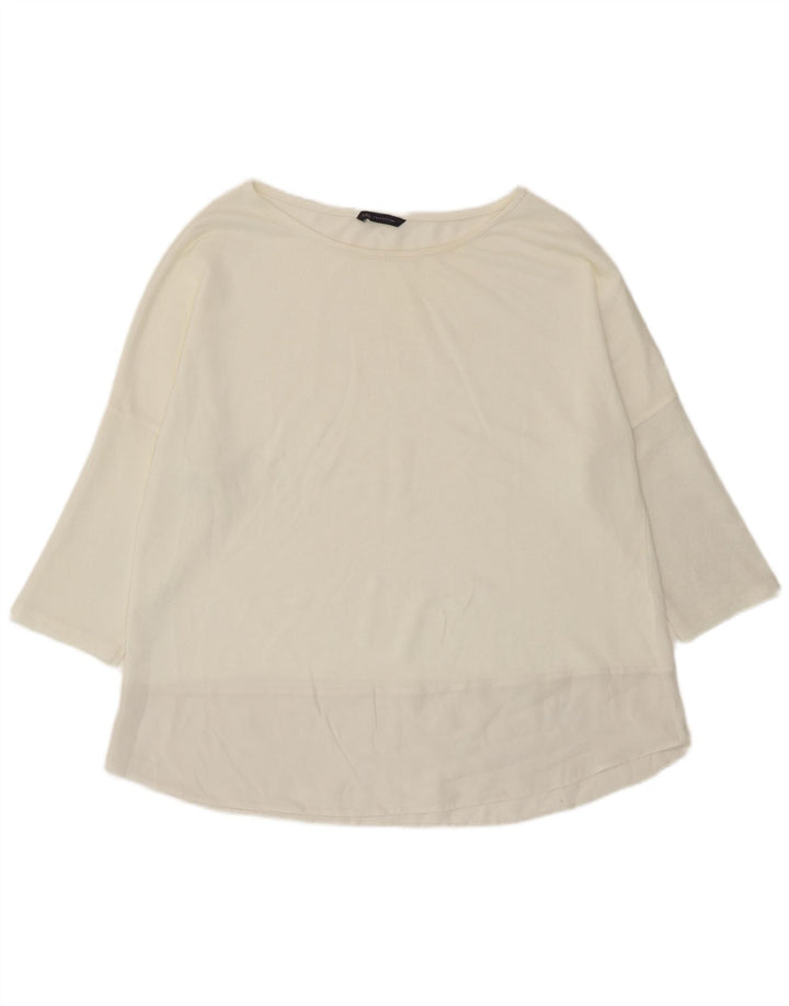 Top pentru femei Marks & Spencer cu mâneci 3/4 UK 18 XL alb