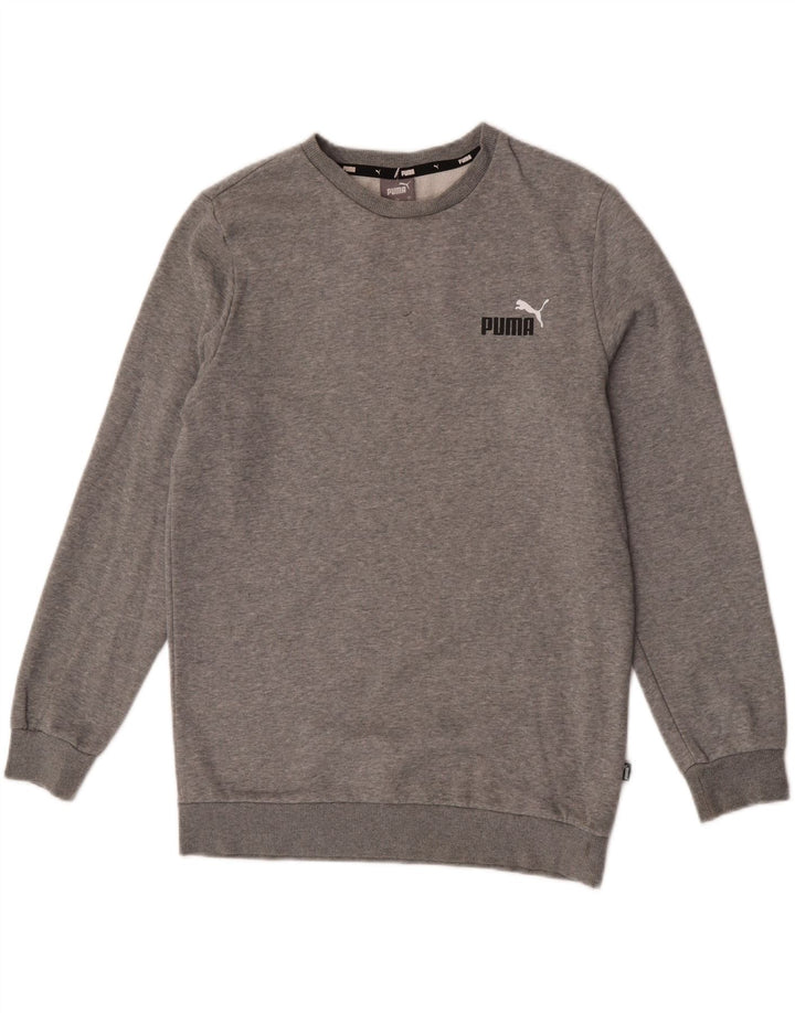 Pulover pentru bărbați Puma Sweatshirt Small Grey Flecked
