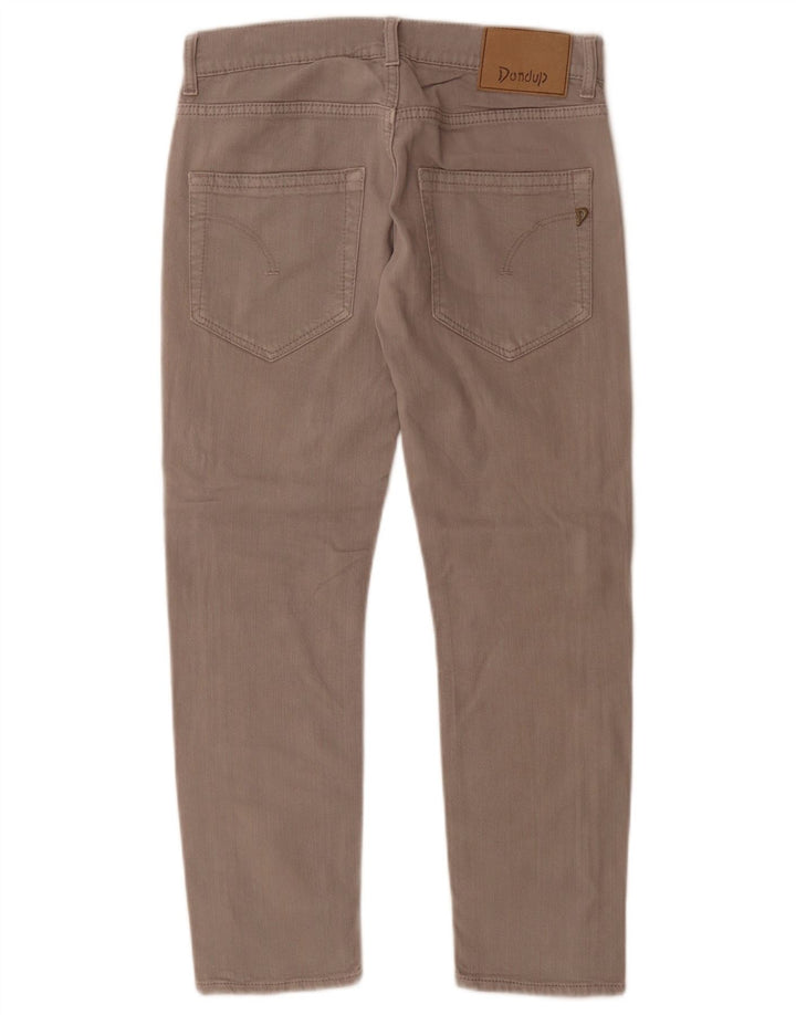 Dondup blugi crop slim pentru femei W27 L26 bumbac gri