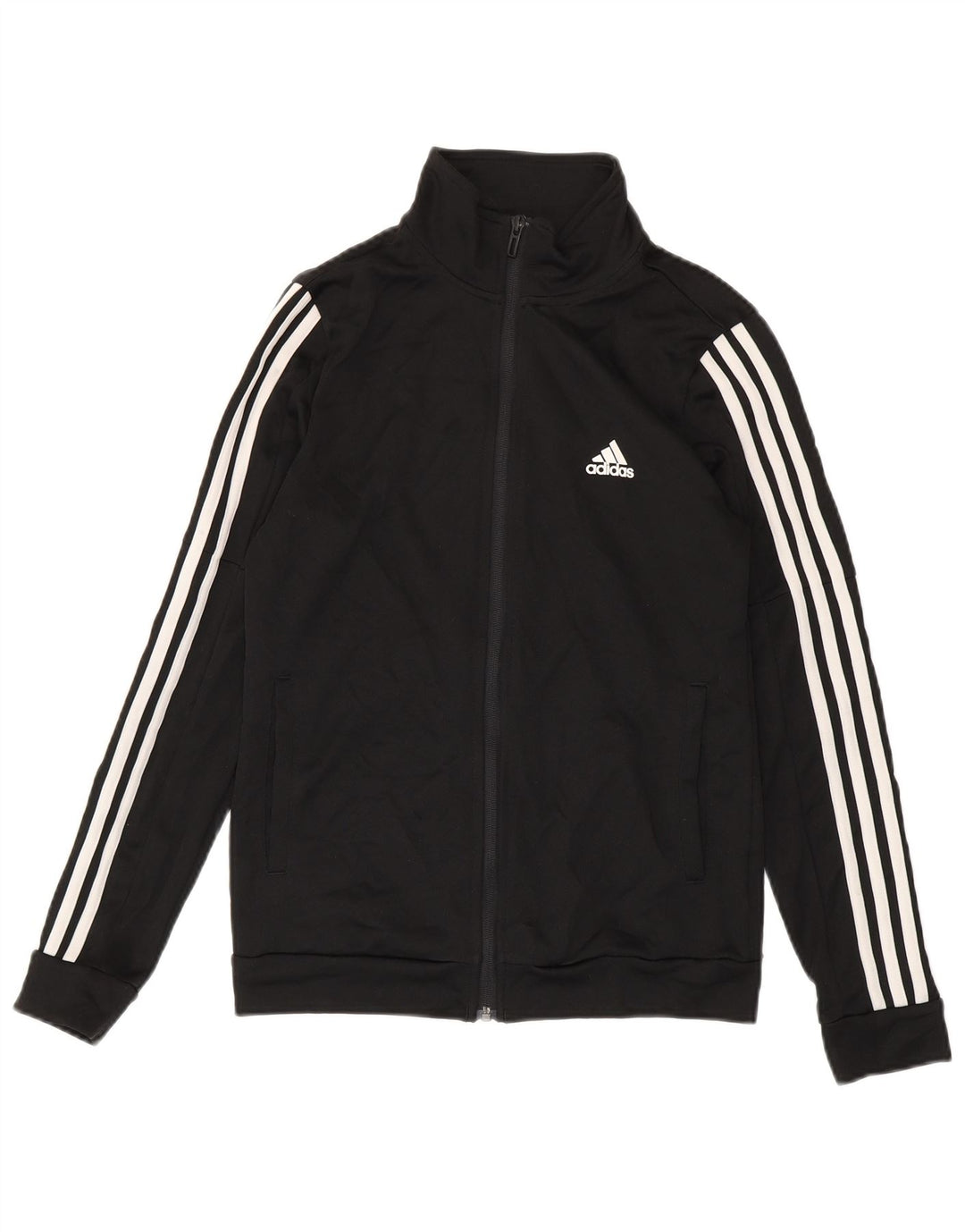 Jachetă de trening pentru femei Adidas UK 8/10 Poliester negru mic