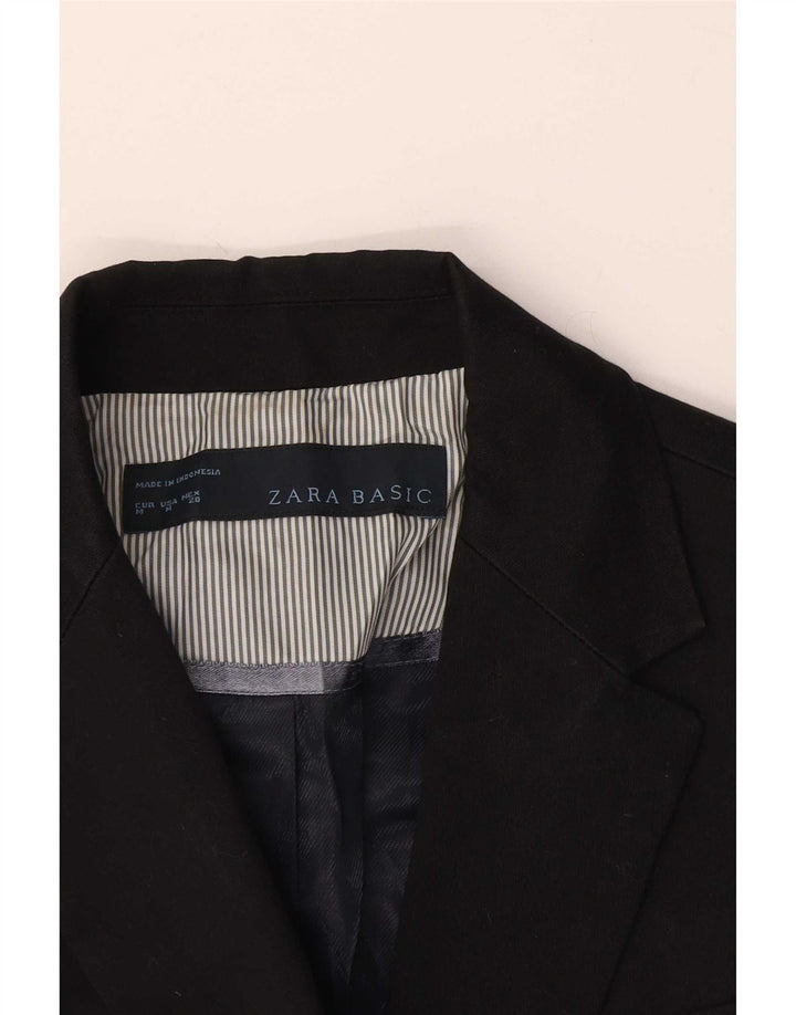 Jachetă pentru femei Zara cu 1 nasture, UK 12 Medium Negru
