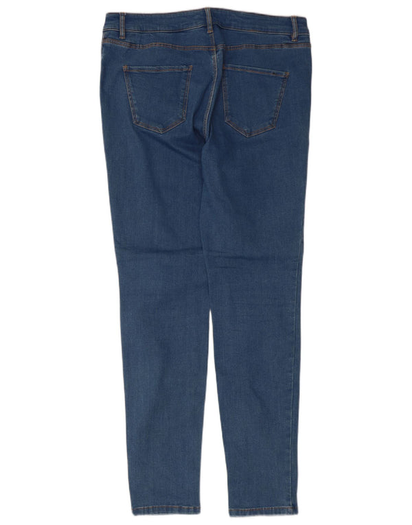 Massimo Dutti Blugi skinny dama EU 42 Large W32 L29 Blue Floral Bumbac
