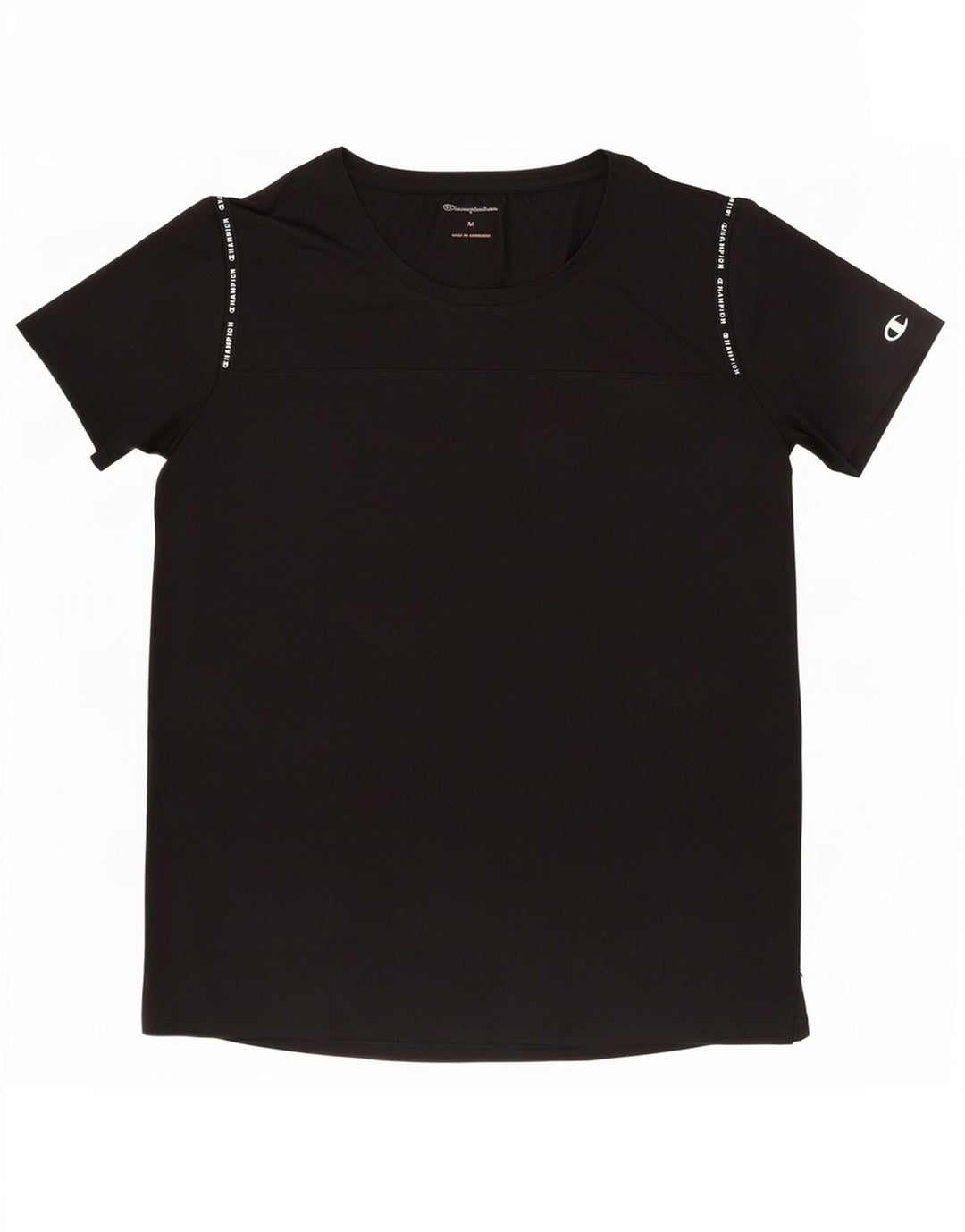 Tricou grafic Champion pentru femei Top UK 12 Poliester mediu negru