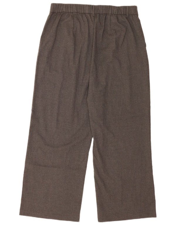 Pantaloni casual Hollister pentru bărbați, talie înaltă, cu picioare late, XL W38 L27 gri