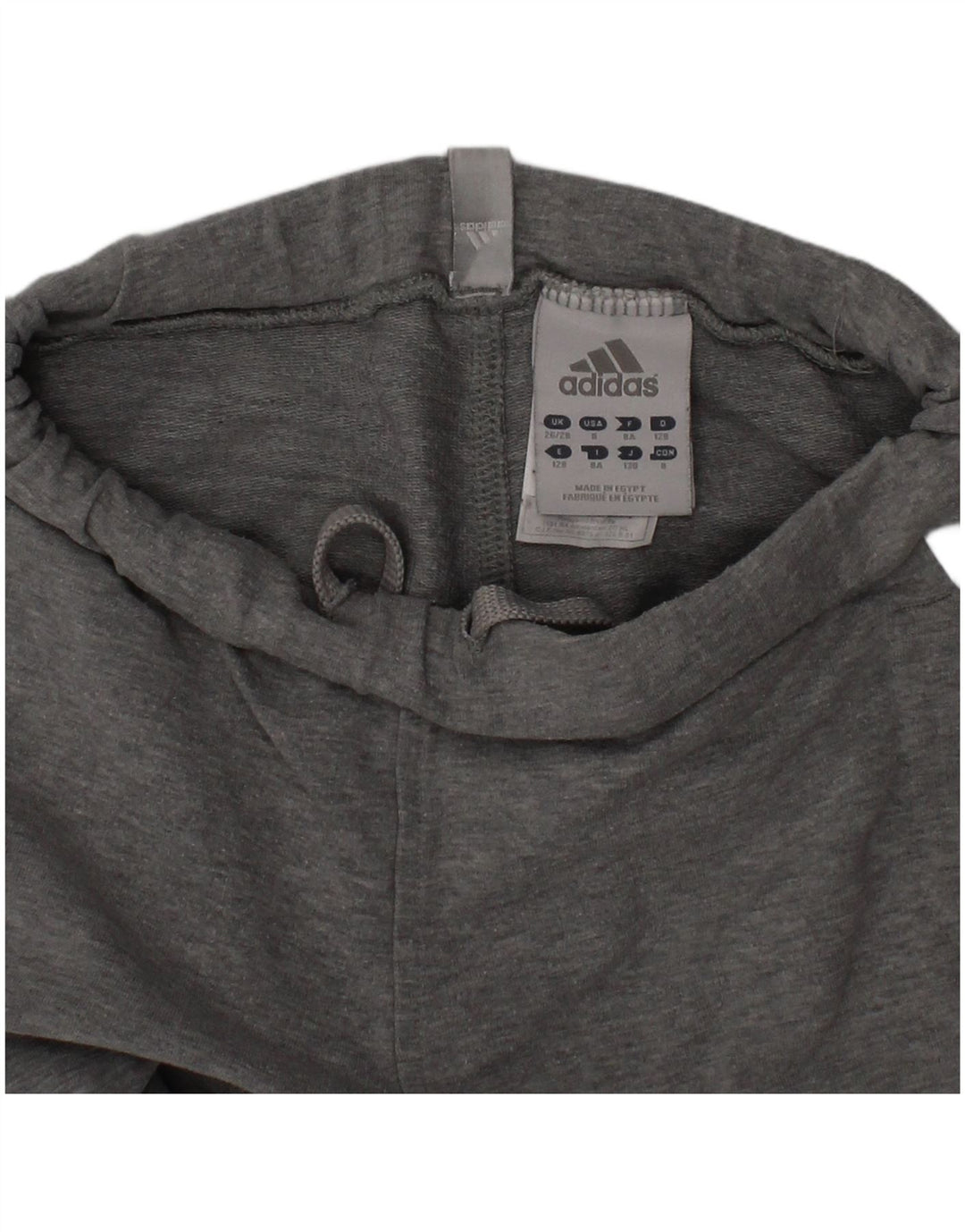 Adidas Fete Trening Pantaloni Joggeri 7-8 Ani Gri Bumbac