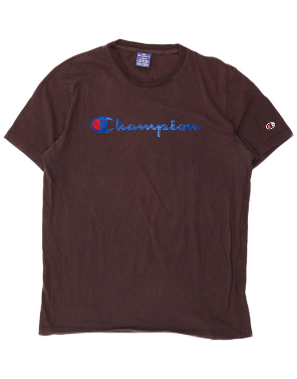 Tricou grafic pentru bărbați Champion Top mare maro