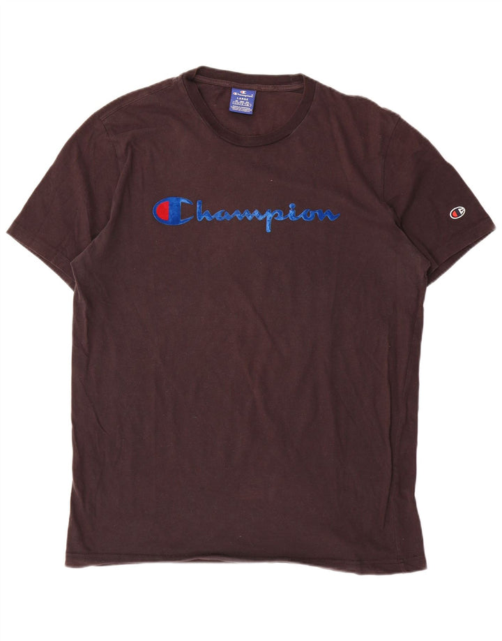 Tricou grafic pentru bărbați Champion Top mare maro