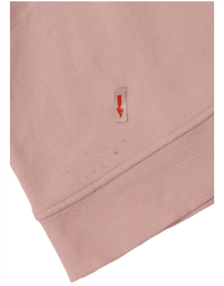 Pulover supradimensionat pentru femei Zara UK 16 Bumbac roz mare