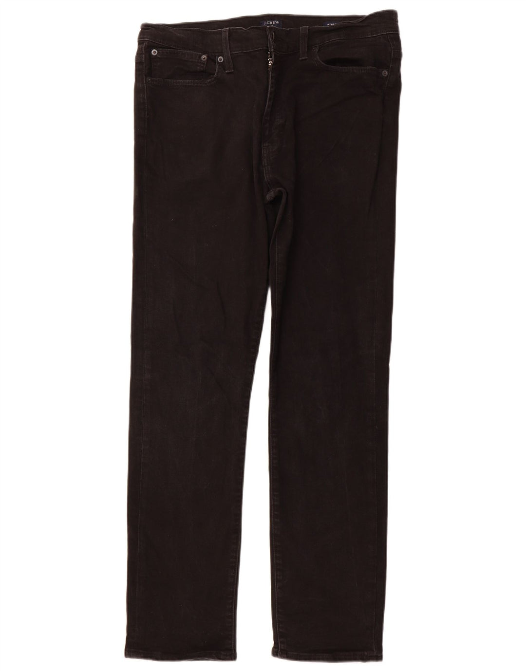 J. CREW Blugi pentru bărbați Flex Straight W34 L32 Bumbac negru