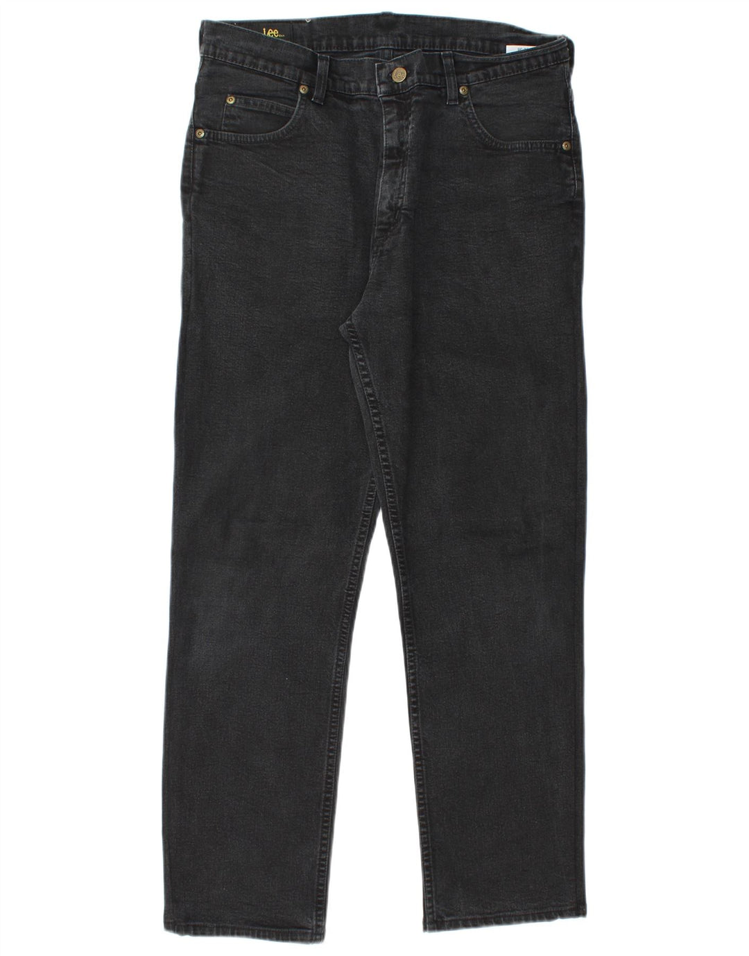Blugi LEE Brooklyn Straight pentru bărbați W34 L28 bumbac negru