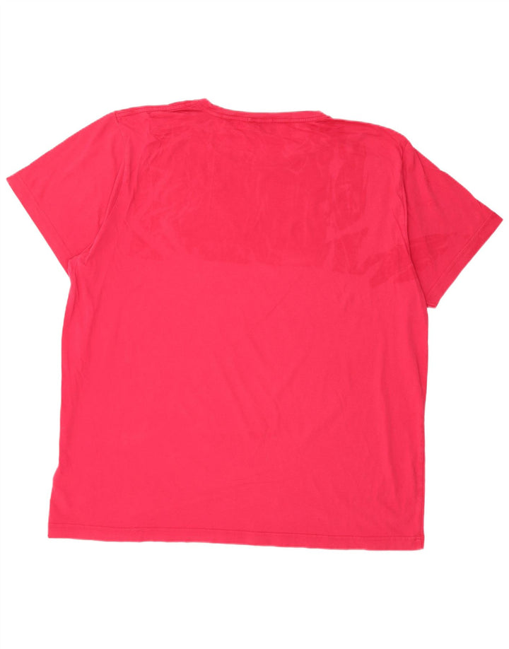 Gant Bărbați Regular Tricou Top 3XL Roz Bumbac