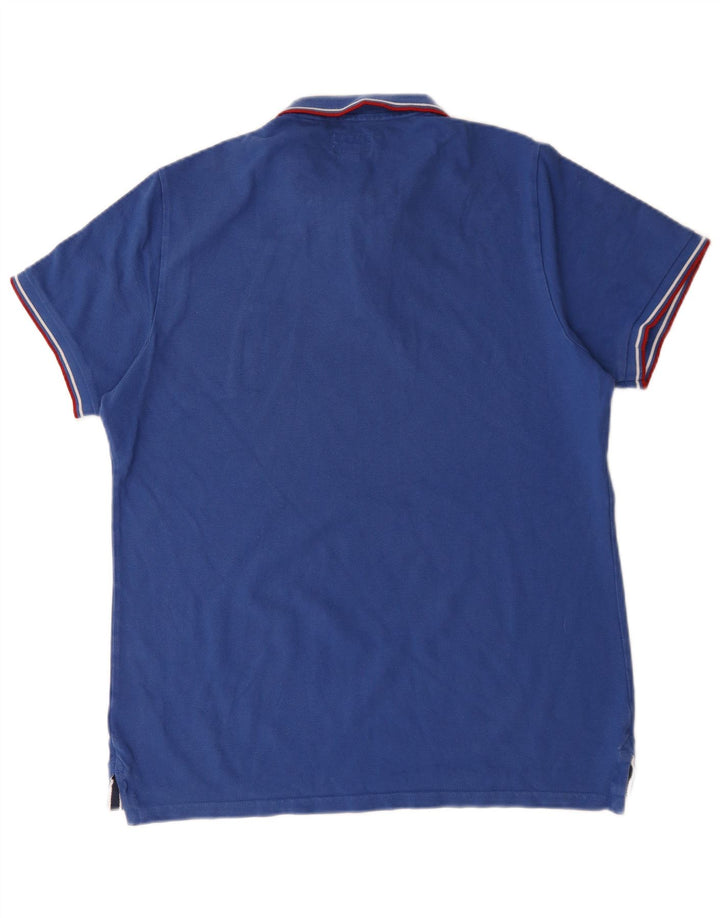 Tricou polo pentru bărbați Superdry 2XL, bumbac albastru