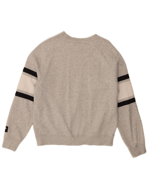 Pulover de hanorac supradimensionat pentru femei Nike, gri mic, color block