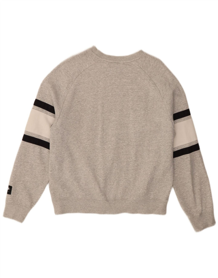 Pulover de hanorac supradimensionat pentru femei Nike, gri mic, color block
