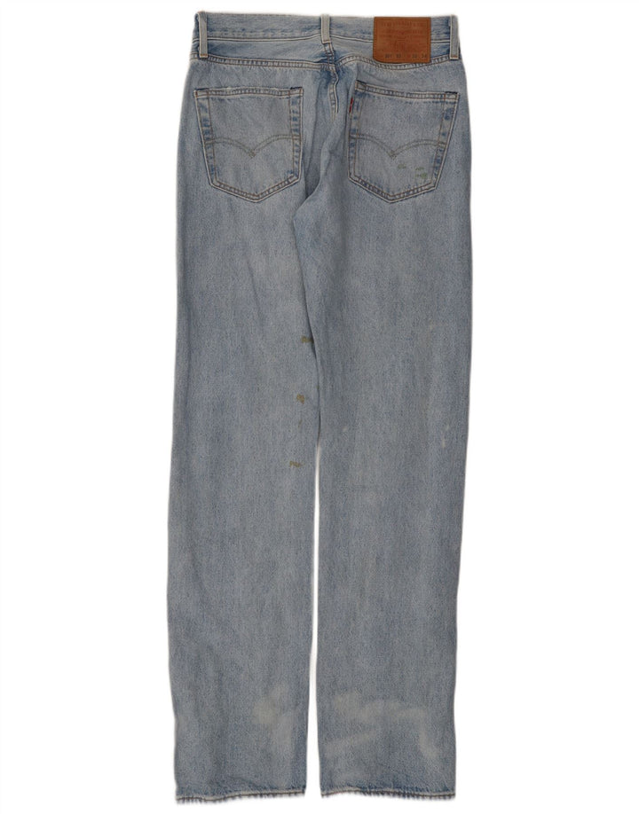 Blugi drepți distressed 501 Levi's pentru bărbați L30 L34 Bumbac albastru