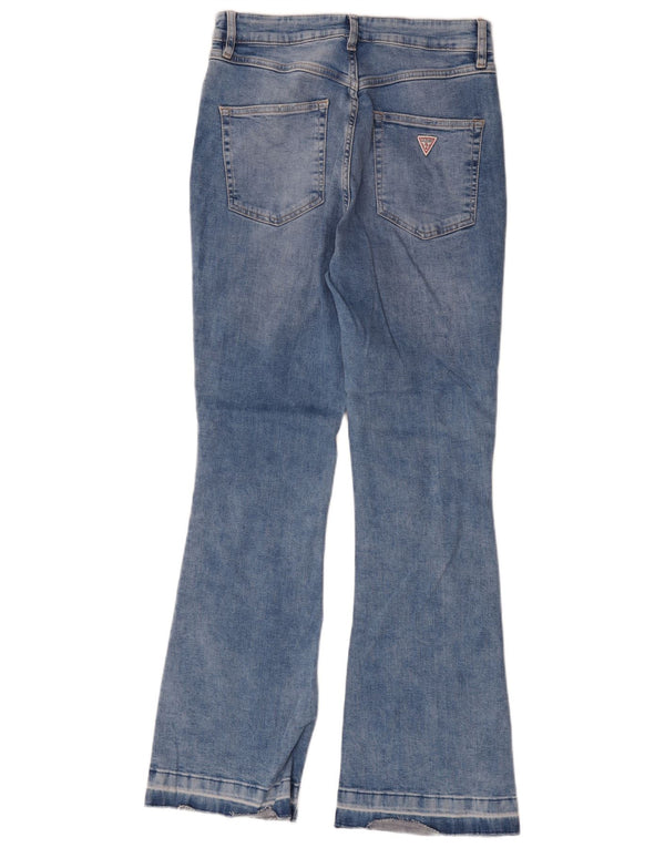 Guess Womens Bootcut Jeans W30 L30 Blue Cotton