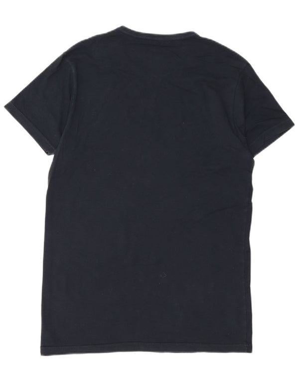 Tricou cu grafică pentru bărbați Emporio Armani Top Medium Black Bumbac