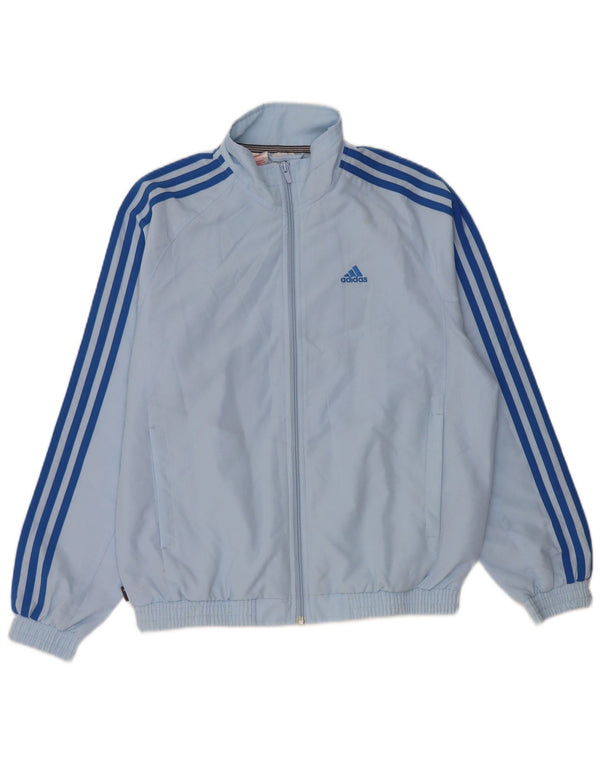 Jachetă de trening pentru băieți Adidas 13-14 ani poliester albastru
