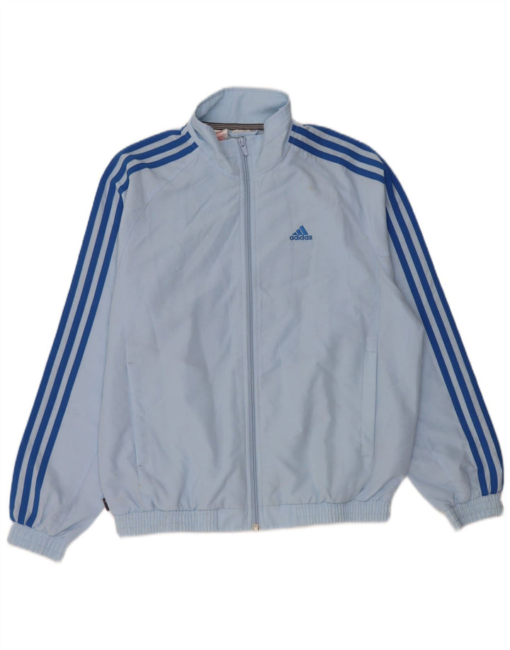 Jachetă de trening pentru băieți Adidas 13-14 ani poliester albastru