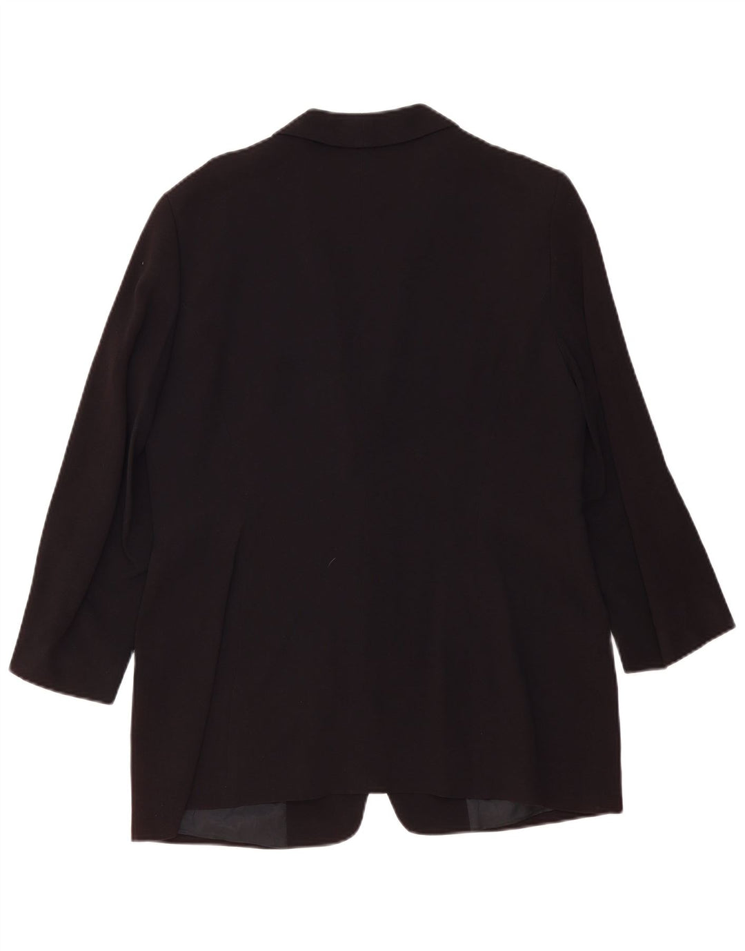 Jachetă ZARA pentru femei, cu 1 nasture, mânecă 3/4, EU 44 XL, negru, raion