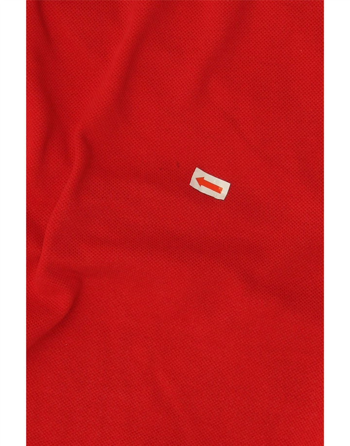 Tricou polo Lacoste pentru bărbați, mărimea 5, bumbac roșu mare