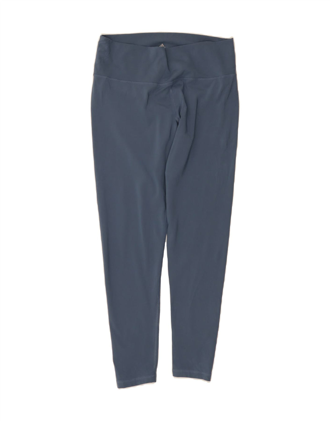 ADIDAS Womens Leggings UK 14 Large  Blue Polyester Vintage Adidas and Second-Hand Adidas from Messina Hembry 
