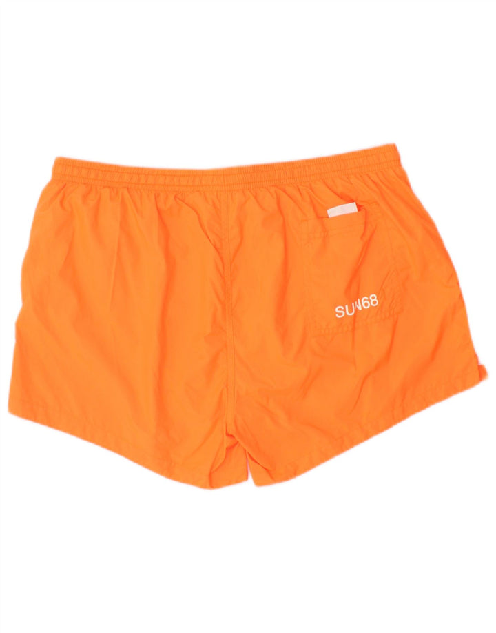 Sun68 Pantaloni scurți de înot pentru bărbați XL Orange Colorblock