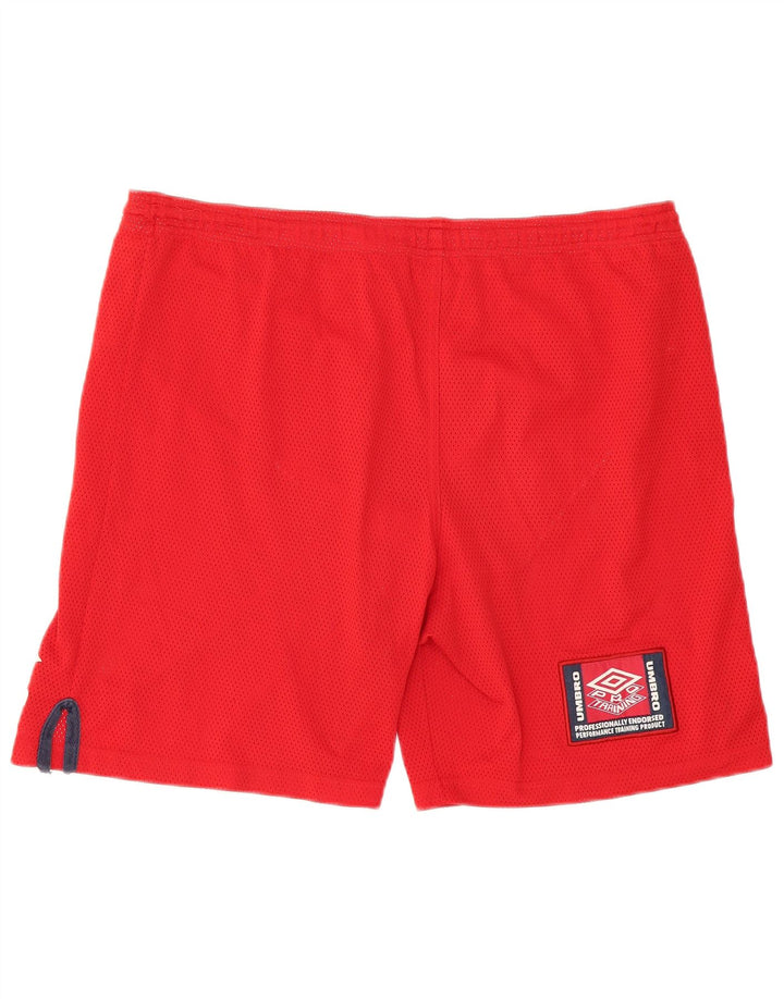 Pantaloni scurți sport Umbro pentru bărbați, roșii mari