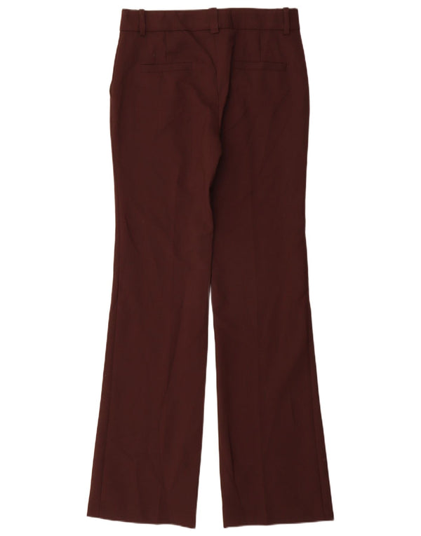 Massimo Dutti Pantaloni evazați pentru damă EU 36 XS W26 L34 Maro Poliester