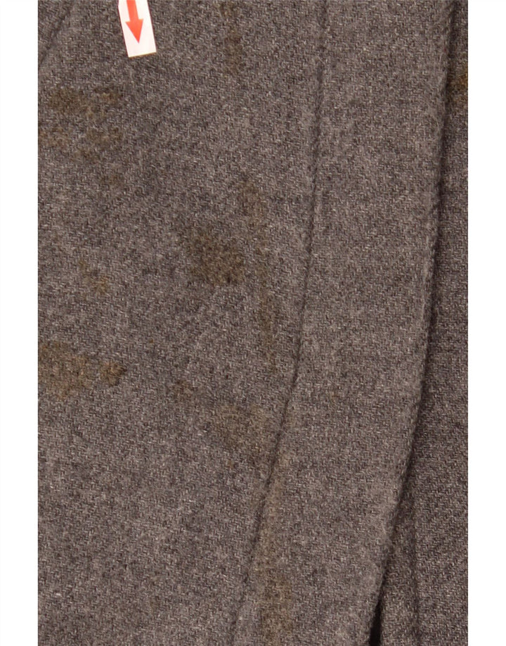 Pardesiu supradimensionat pentru femei Zara UK 10, lână gri mică