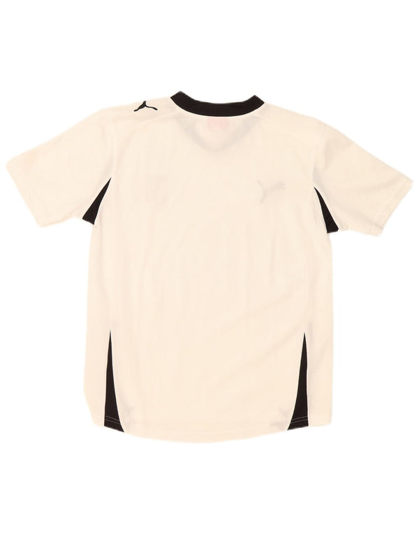 Tricou Puma Băieți Top 13-14 Ani Alb Colorblock