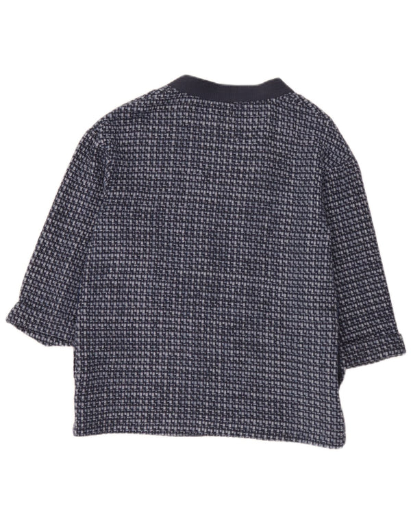 Pulover cardigan cu mâneci 3/4 pentru femei Marks & Spencer UK 10 Small Blue