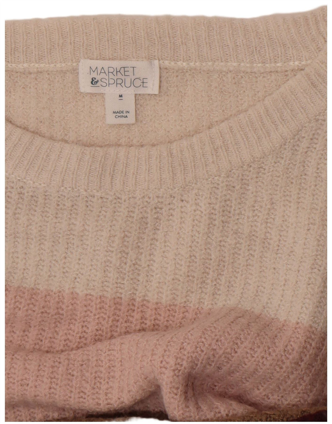 Pulover pentru femei Market & Spruce cu decolteu triplu UK 14 Medium Multicolor
