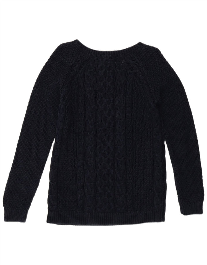 Pulover pentru femei Fat Face cu gâtul cu barca UK 12 Medium Bleumarin
