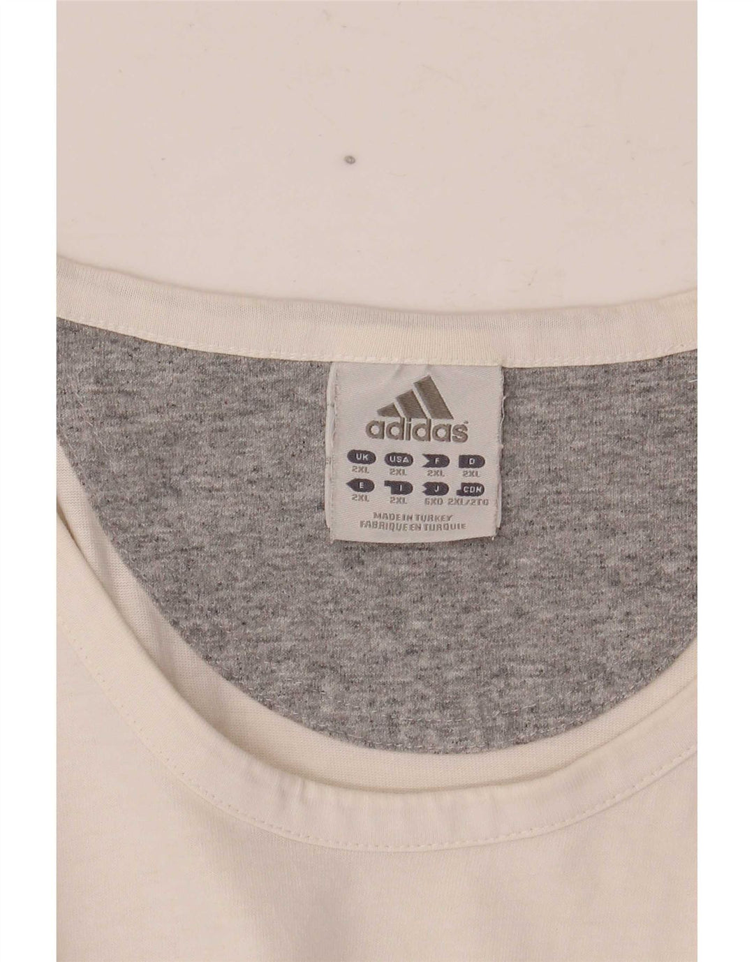 Vestă pentru bărbați Adidas 2XL, alb