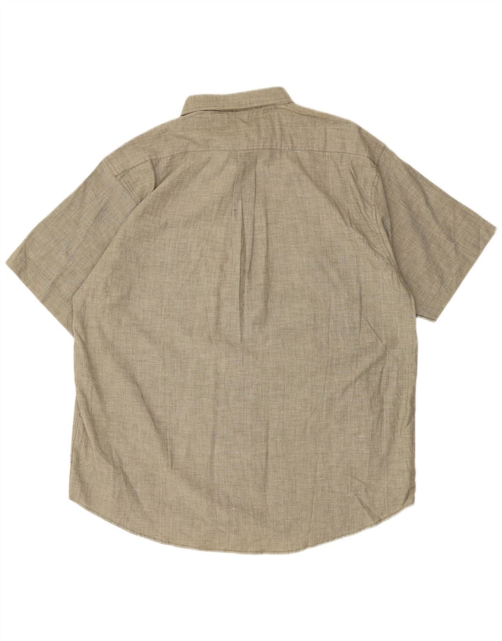 Cămașă cu mânecă scurtă pentru bărbați VINTAGE, bumbac gri XL