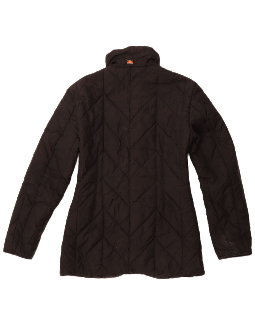 ELLESSE Womens Quilted Jacket UK 10 Small Black Polyester