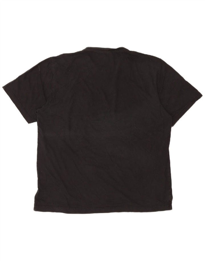 Izod Bărbați Tricou Top XL Bumbac Negru