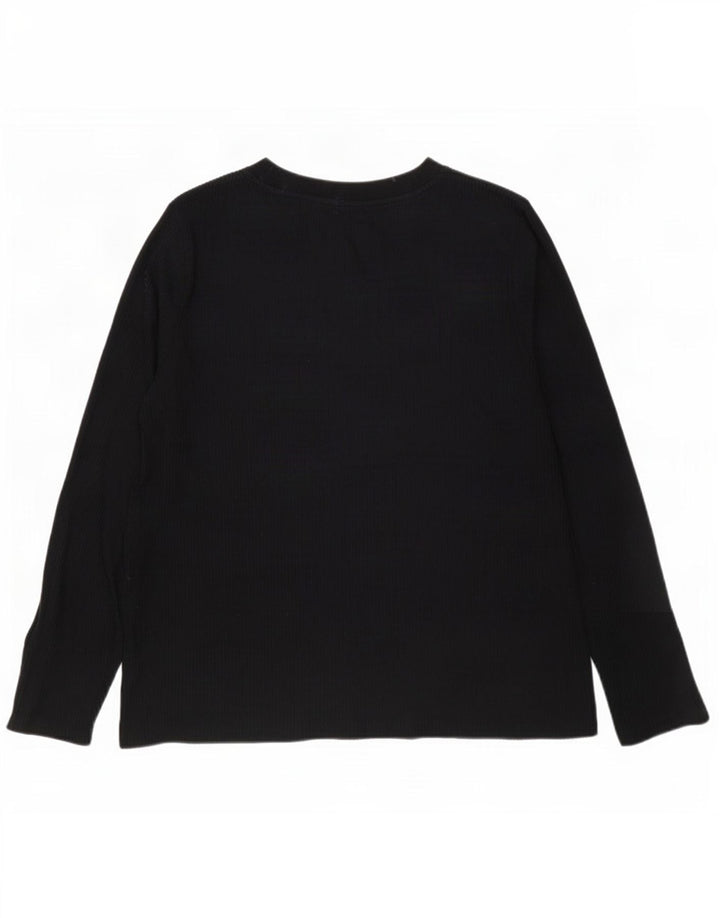 Top pentru bărbați Zara cu mânecă lungă XL negru