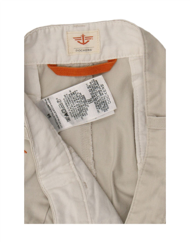 DOCKERS Mens Chino Shorts W34 Large  Beige Cotton Vintage Dockers and Second-Hand Dockers from Messina Hembry 