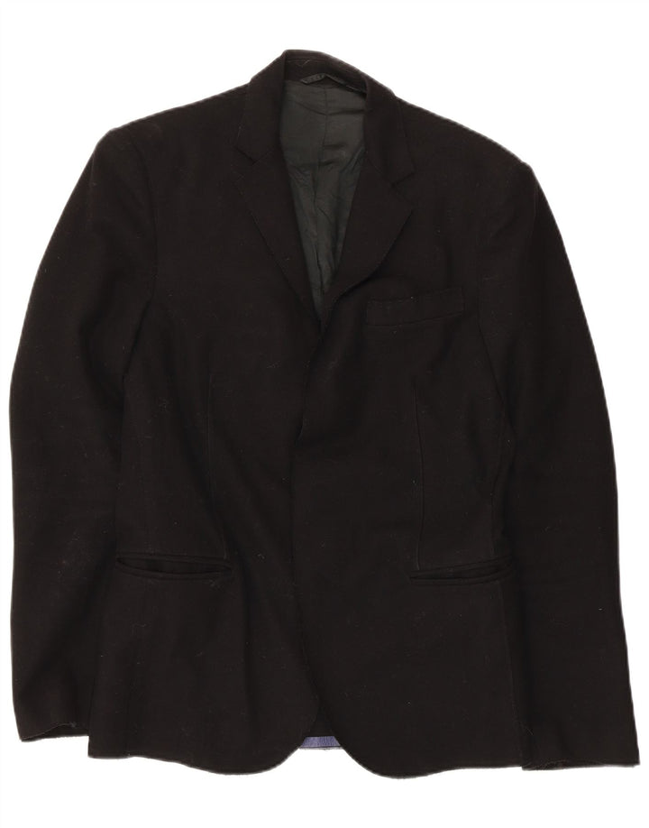 Costume National Mens Blazer Jacket IT 44 XS Lână Neagră
