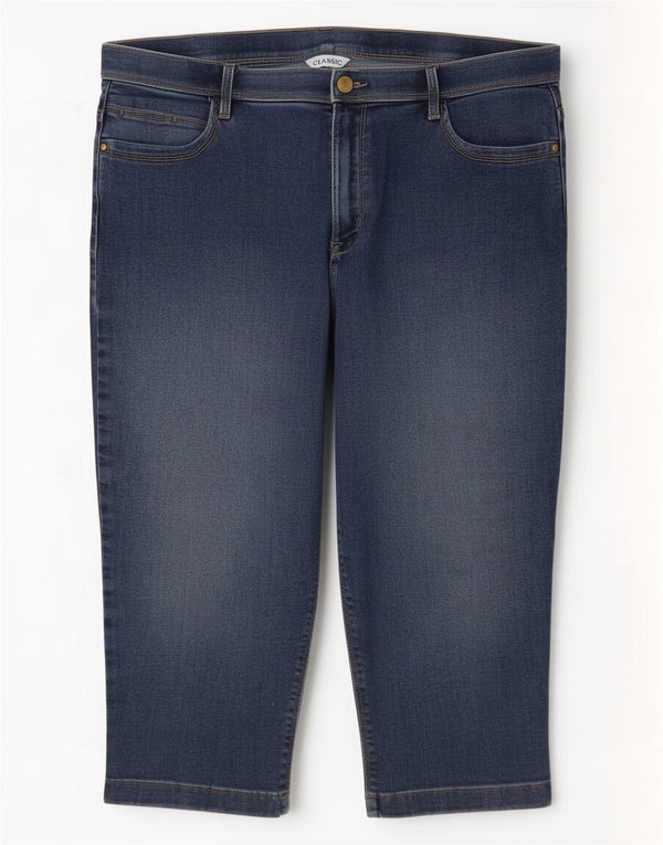 Marks & Spencer Blugi Capri clasici pentru femei UK 16 Large W34 L18 Blue