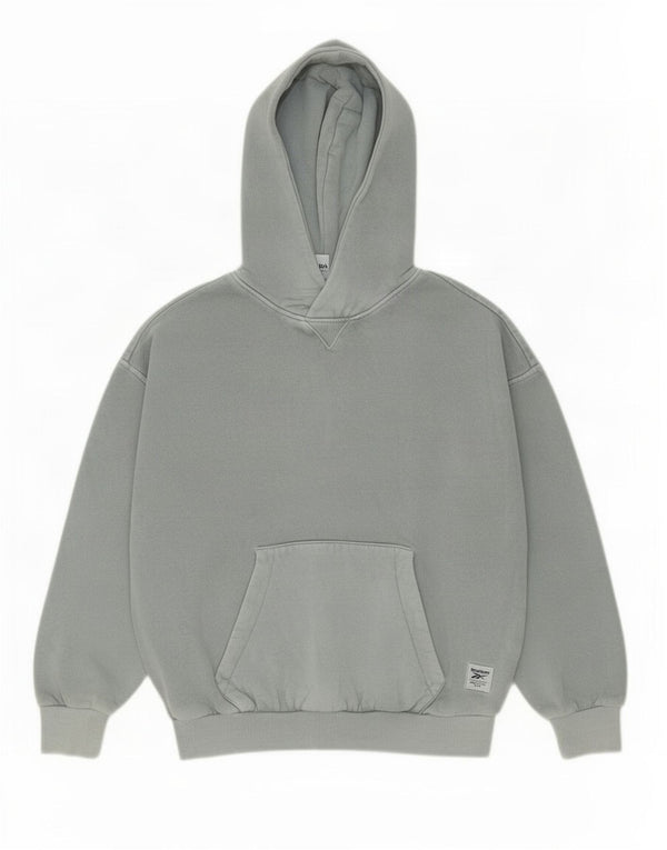 Pulover supradimensionat pentru femei Reebok UK 4/6 XS bumbac gri