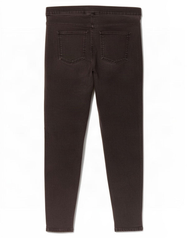 Marks & Spencer Womens Crop Jegging Jeans UK 14 Large W32 L24 Black Cotton