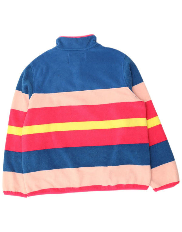 Pulover supradimensionat din lână pentru femei Lands End UK 16, mare, cu dungi multicolore
