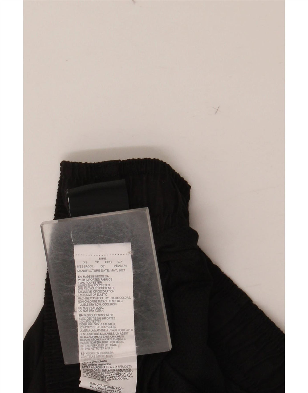 Pantaloni scurti sport NIKE pentru femei UK 4 XS poliester negru