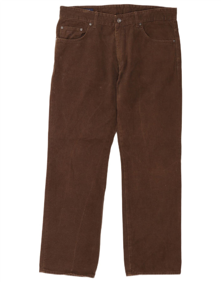Pantaloni obișnuiți pentru bărbați Gant, L36 L32, maro, bumbac