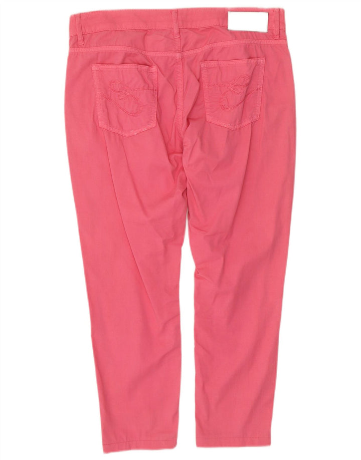 ESCADA Pantaloni slim pentru femei EU 38 Medium L34 L24 Roz Bumbac