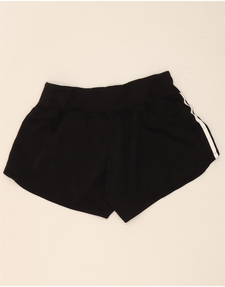 Pantaloni scurți sport Adidas pentru femei UK 12/14 Poliester mediu negru